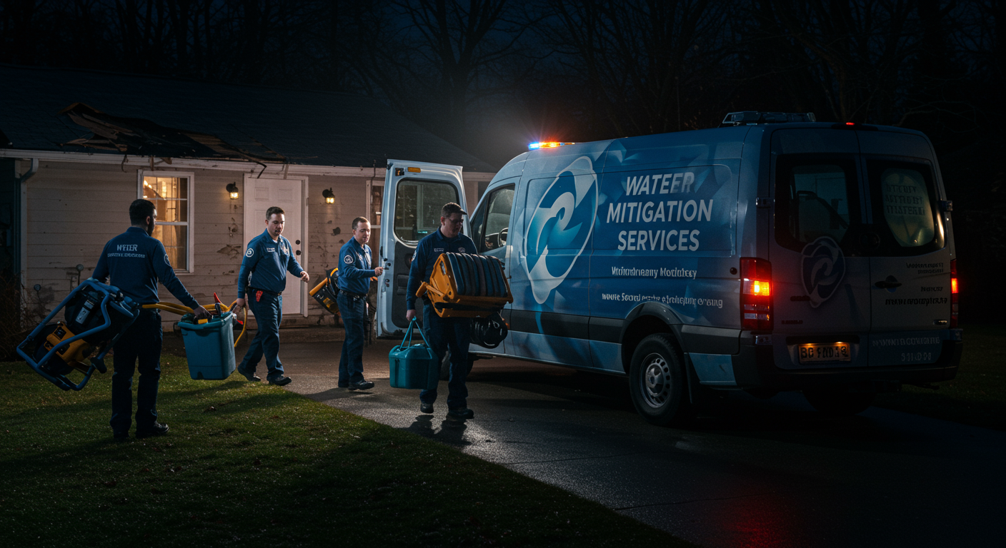 Emergency Water Mitigation Team in Lansing, MI